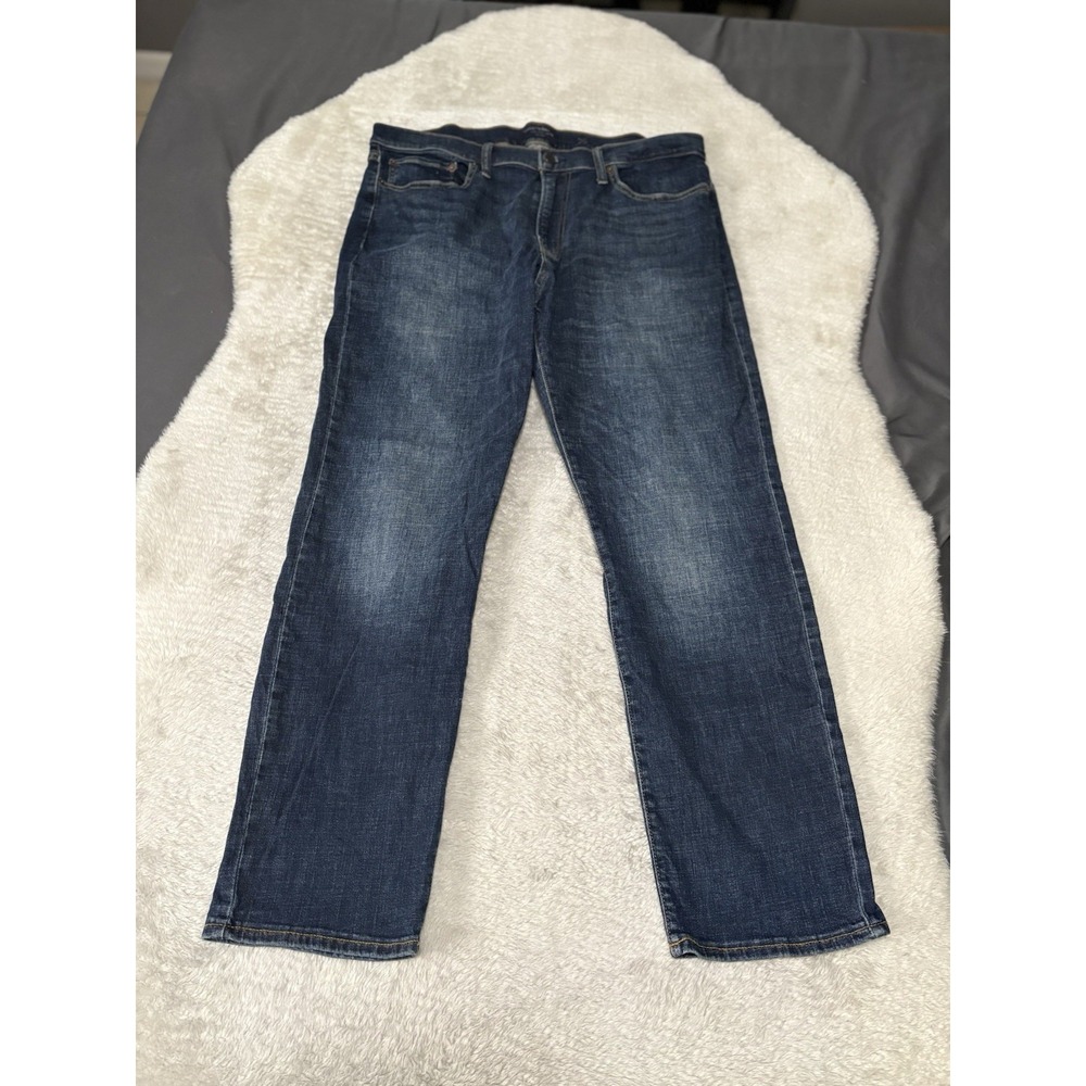 Lucky Brand 121 Slim Straight Mens Blue Denim Jeans‎ 36x30 Act 38x30 Stretch